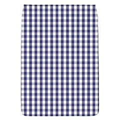 Usa Flag Blue Large Gingham Check Plaid  Flap Covers (s)  by PodArtist