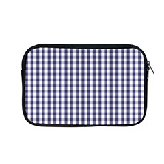 Usa Flag Blue Large Gingham Check Plaid  Apple Macbook Pro 13  Zipper Case by PodArtist