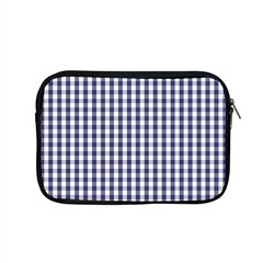 Usa Flag Blue Large Gingham Check Plaid  Apple Macbook Pro 15  Zipper Case by PodArtist