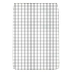 Christmas Silver Gingham Check Plaid Flap Covers (s) 