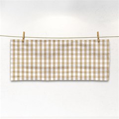 Christmas Gold Large Gingham Check Plaid Pattern Cosmetic Storage Cases