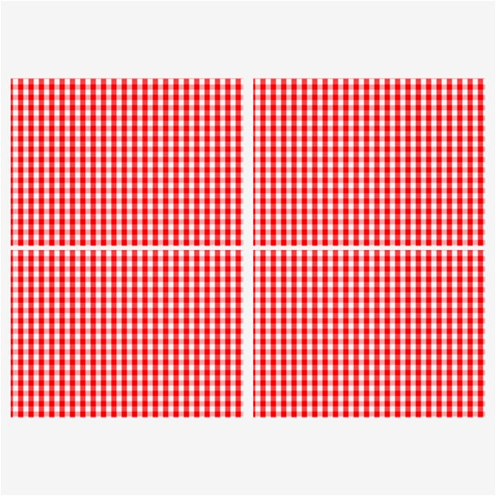 Christmas Red Velvet Large Gingham Check Plaid Pattern Belt Buckles