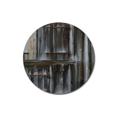 Alpine Hut Almhof Old Wood Grain Magnet 3  (round) by BangZart