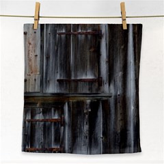 Alpine Hut Almhof Old Wood Grain Face Towel by BangZart