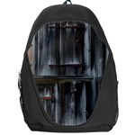 Alpine Hut Almhof Old Wood Grain Backpack Bag Front