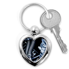 Motorcycle Details Key Chains (heart)  by BangZart