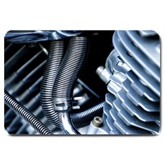 Motorcycle Details Large Doormat  by BangZart