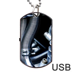 Motorcycle Details Dog Tag Usb Flash (two Sides) by BangZart