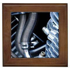 Motorcycle Details Framed Tiles by BangZart