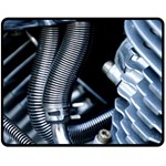 Motorcycle Details Fleece Blanket (Medium)  60 x50  Blanket Front