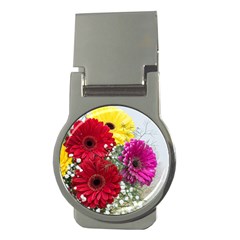 Flowers Gerbera Floral Spring Money Clips (round)  by BangZart