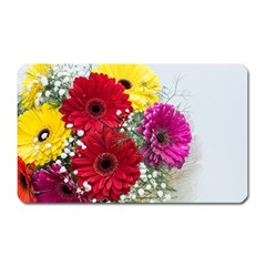 Flowers Gerbera Floral Spring Magnet (rectangular) by BangZart