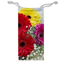 Flowers Gerbera Floral Spring Jewelry Bag by BangZart