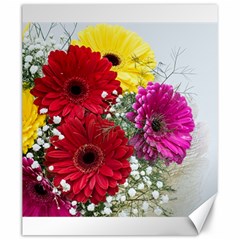 Flowers Gerbera Floral Spring Canvas 20  X 24   by BangZart