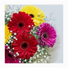 Flowers Gerbera Floral Spring Medium Glasses Cloth by BangZart