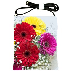 Flowers Gerbera Floral Spring Shoulder Sling Bags by BangZart