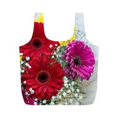 Flowers Gerbera Floral Spring Full Print Recycle Bags (m)  by BangZart