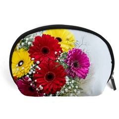 Flowers Gerbera Floral Spring Accessory Pouches (large)  by BangZart