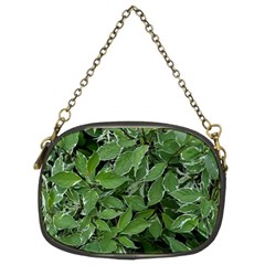 Texture Leaves Light Sun Green Chain Purses (two Sides)  by BangZart