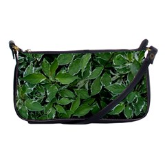 Texture Leaves Light Sun Green Shoulder Clutch Bags by BangZart