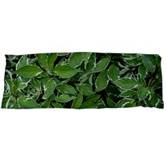 Texture Leaves Light Sun Green Body Pillow Case (dakimakura) by BangZart