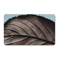 Leaf Veins Nerves Macro Closeup Magnet (rectangular) by BangZart