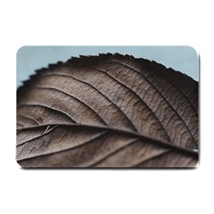 Leaf Veins Nerves Macro Closeup Small Doormat  by BangZart