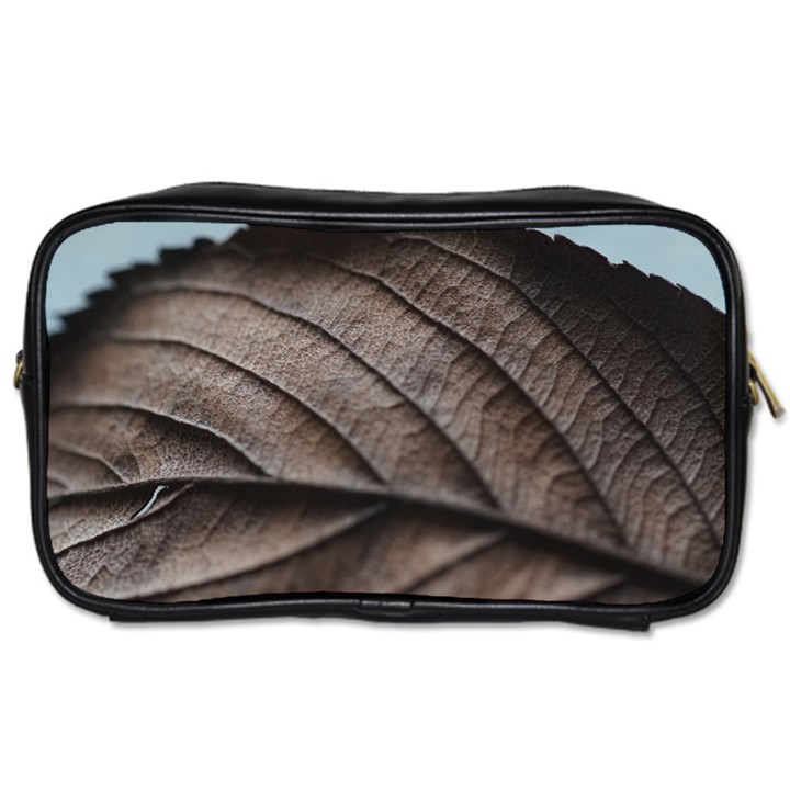 Leaf Veins Nerves Macro Closeup Toiletries Bags 2-Side