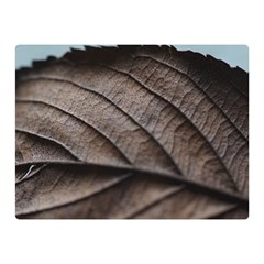 Leaf Veins Nerves Macro Closeup Double Sided Flano Blanket (mini) 