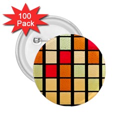 Mozaico Colors Glass Church Color 2 25  Buttons (100 Pack)  by BangZart