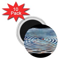 Wave Concentric Waves Circles Water 1 75  Magnets (10 Pack)  by BangZart