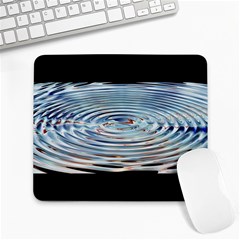 Wave Concentric Waves Circles Water Large Mousepads by BangZart