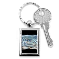 Wave Concentric Waves Circles Water Key Chains (rectangle)  by BangZart