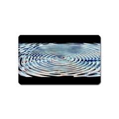 Wave Concentric Waves Circles Water Magnet (name Card) by BangZart