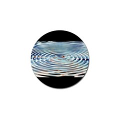 Wave Concentric Waves Circles Water Golf Ball Marker (10 Pack)