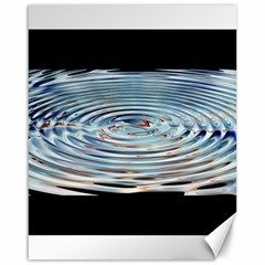 Wave Concentric Waves Circles Water Canvas 16  X 20   by BangZart