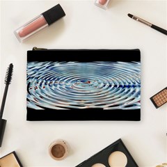 Wave Concentric Waves Circles Water Cosmetic Bag (medium)  by BangZart