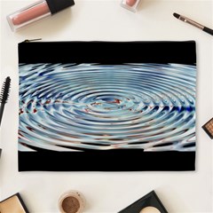 Wave Concentric Waves Circles Water Cosmetic Bag (xl) by BangZart