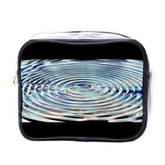 Wave Concentric Waves Circles Water Mini Toiletries Bags by BangZart