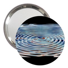 Wave Concentric Waves Circles Water 3  Handbag Mirrors by BangZart