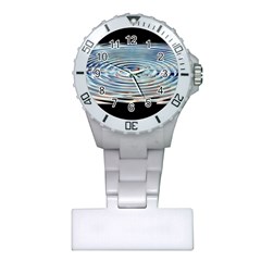 Wave Concentric Waves Circles Water Plastic Nurses Watch by BangZart