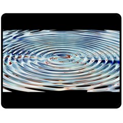 Wave Concentric Waves Circles Water Double Sided Fleece Blanket (medium)  by BangZart