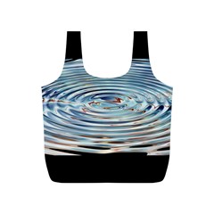 Wave Concentric Waves Circles Water Full Print Recycle Bags (s)  by BangZart