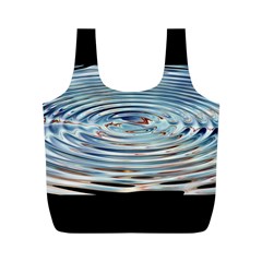 Wave Concentric Waves Circles Water Full Print Recycle Bags (m)  by BangZart