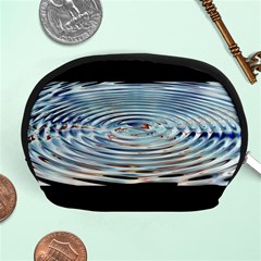 Wave Concentric Waves Circles Water Accessory Pouches (medium)  by BangZart