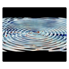 Wave Concentric Waves Circles Water Double Sided Flano Blanket (small)  by BangZart