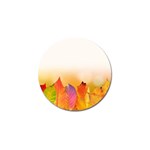 Autumn Leaves Colorful Fall Foliage Golf Ball Marker Front