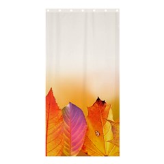 Autumn Leaves Colorful Fall Foliage Shower Curtain 36  X 72  (stall)  by BangZart