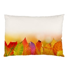 Autumn Leaves Colorful Fall Foliage Pillow Case (two Sides) by BangZart