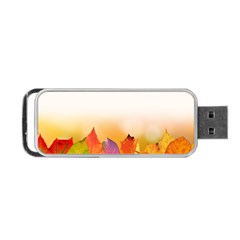 Autumn Leaves Colorful Fall Foliage Portable Usb Flash (two Sides) by BangZart